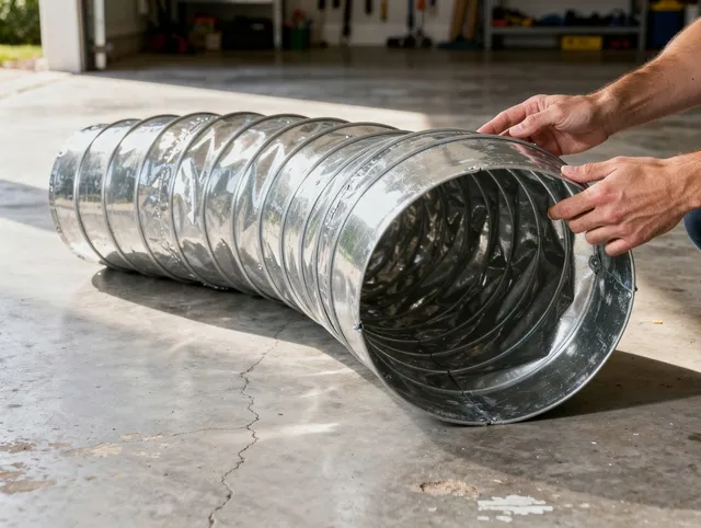 Garfield Heights Dryer Vent Cleaning specialist using advanced equipment for thorough duct cleaning in Garfield Heights