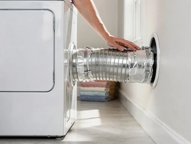 Professional dryer vent hose installation by Garfield Heights Dryer Vent Cleaning in Garfield Heights
