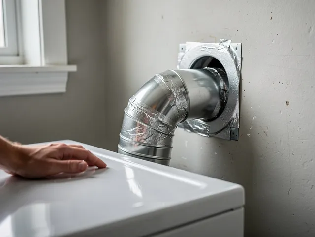 Garfield Heights Dryer Vent Cleaning expert performing professional dryer vent repair and installation in Garfield Heights